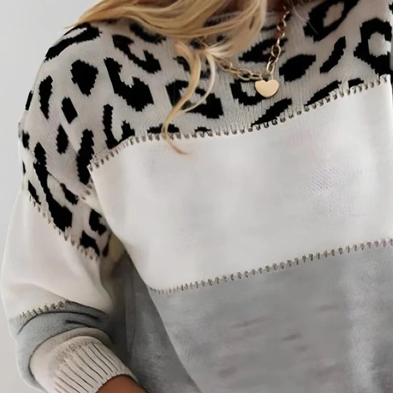 Vetera Milano™ | Maglione Eleganza Leopardo